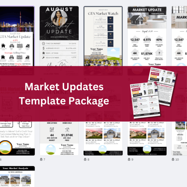 Market Updates Real Estate Templates for Realtors Canva
